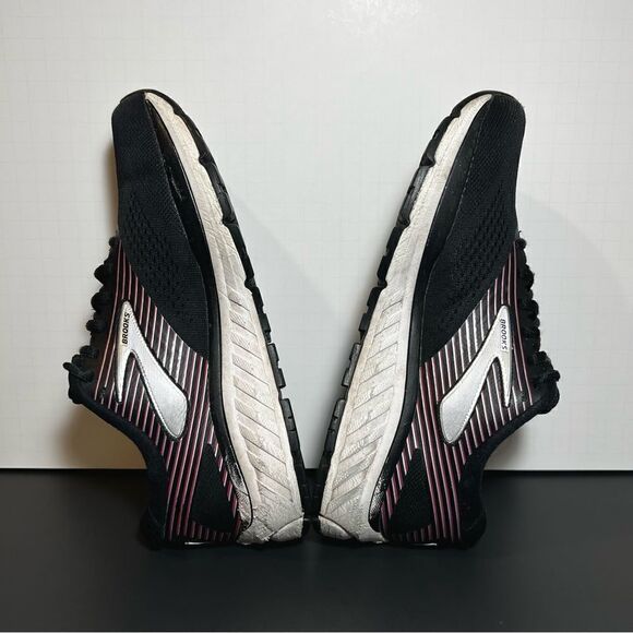 Womens BROOKS Addiction 14 Black Running Shoes / Size 8 - Picture 7 of 10